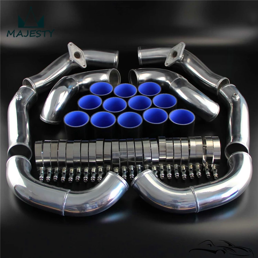 Гоночный турбо интеркулер Трубопроводный комплект подходит для N * issan GT-R R35 V R38DET