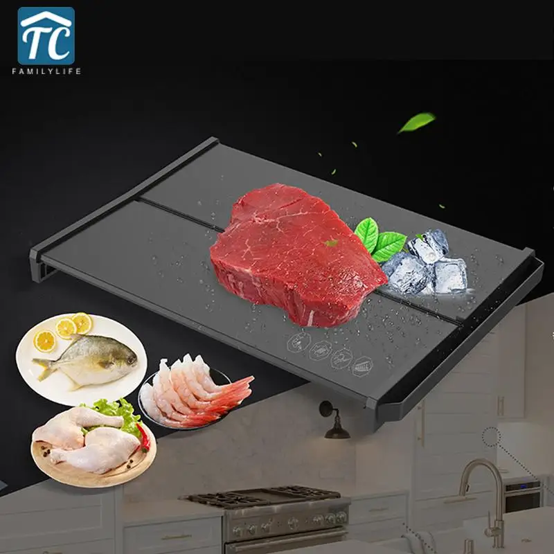

Лоток для быстрого размораживания замороженных продуктов мяса фруктов быстрое устройство для размораживания кухонный прибор инструмент П...