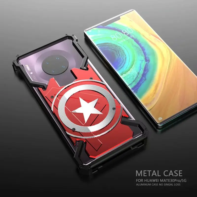 Металлический чехол с кольцом Супергероя человека-паука для huawei mate 30 Pro mate 20 Lite mate 10 9 Pro Honor 9X Pro Чехол для телефона