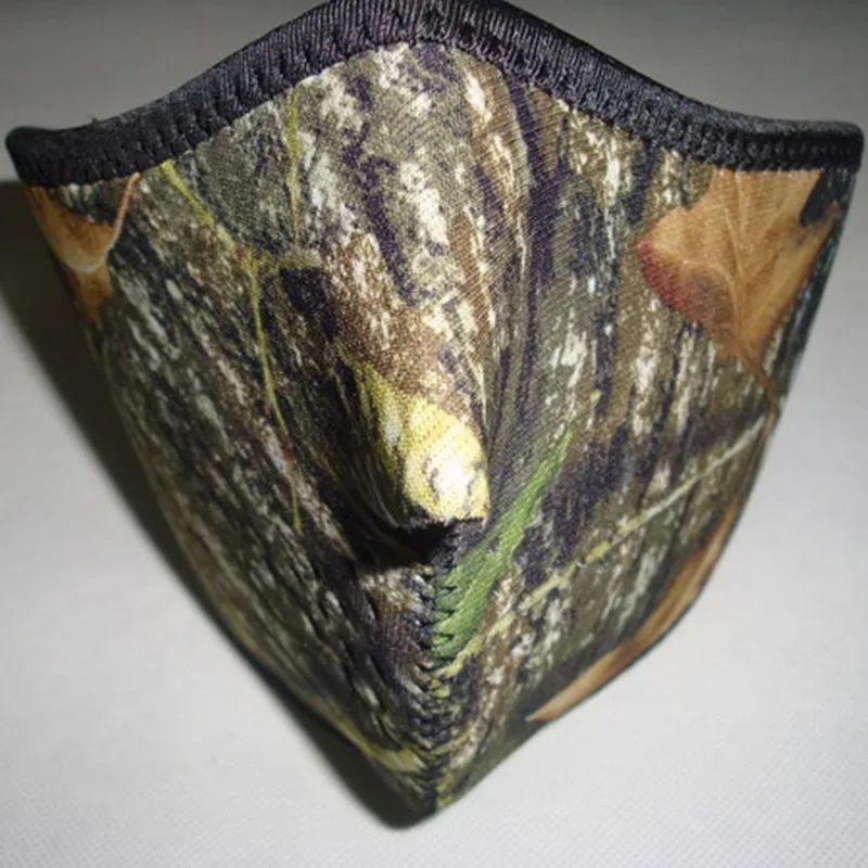 Лесной камуфляж головные уборы для мотоциклов неопрена маска лица