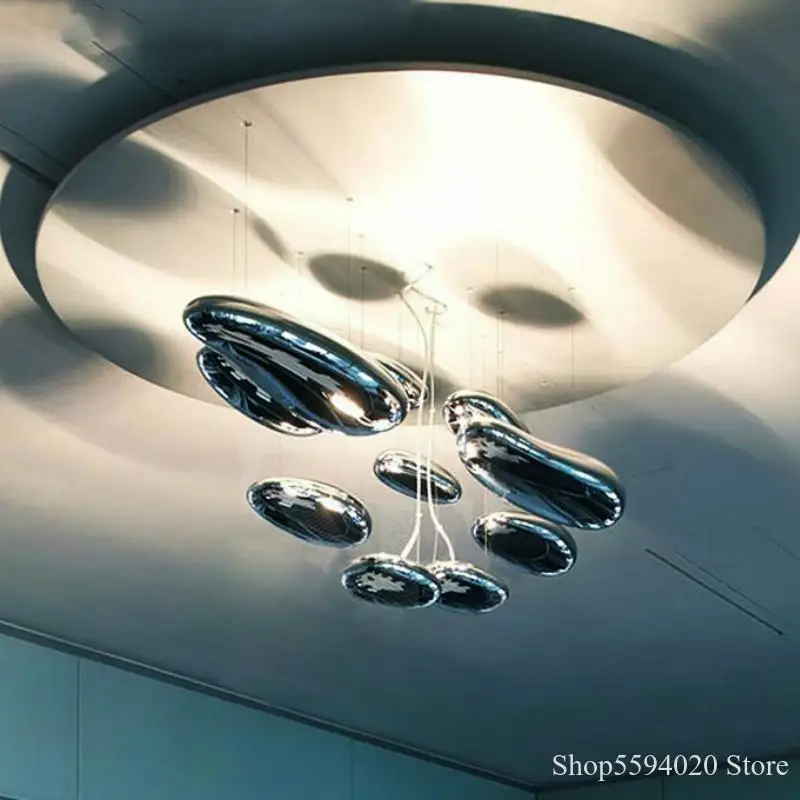 Современная простая стеклянная люстра креативный художественный светильник для