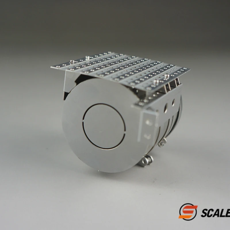 Металлический выхлопной бак Scaleclub 1/14 Scania R620 R470 для модели грузовика LESU Tamiya |