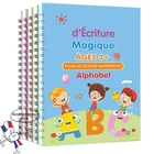 Новая французская Волшебная книга с фотографией, которая может использоваться повторно, французская буквенно-цифровая каллиграфия, Детская тетрадь для письма