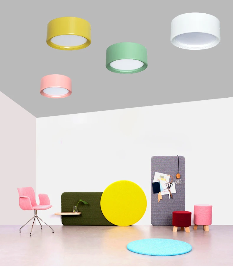 Светодиодный потолочный светильник с поверхностным креплением 12 Вт 7 9