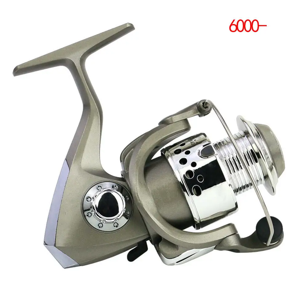

Plastic Fishing Reel 1000-7000 Series Plating Head Spinning Reel Ratio 5:5:1 Flying Fishing Wheel Pesca Accessories