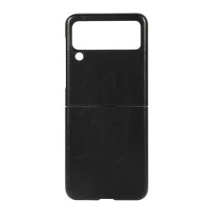 2021 new samsung z flip3 phone case pu leather anti fall phone case for galaxy z flip3 carbon fiber drop resistant design free global shipping