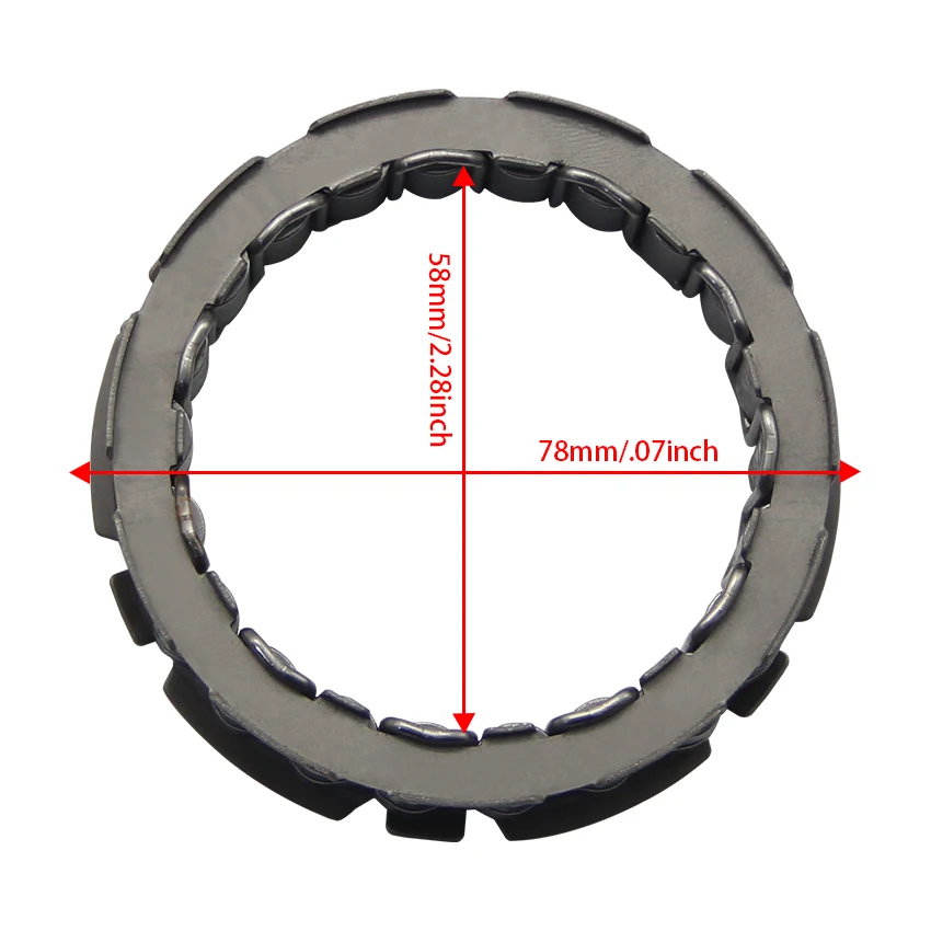 

Motorcycle Engine Starter Clutch One Way Bearing For Yamaha XT660R XT660X XT660Z YFM700R YFM660R 700 660R Tenere 5VK-15590-00