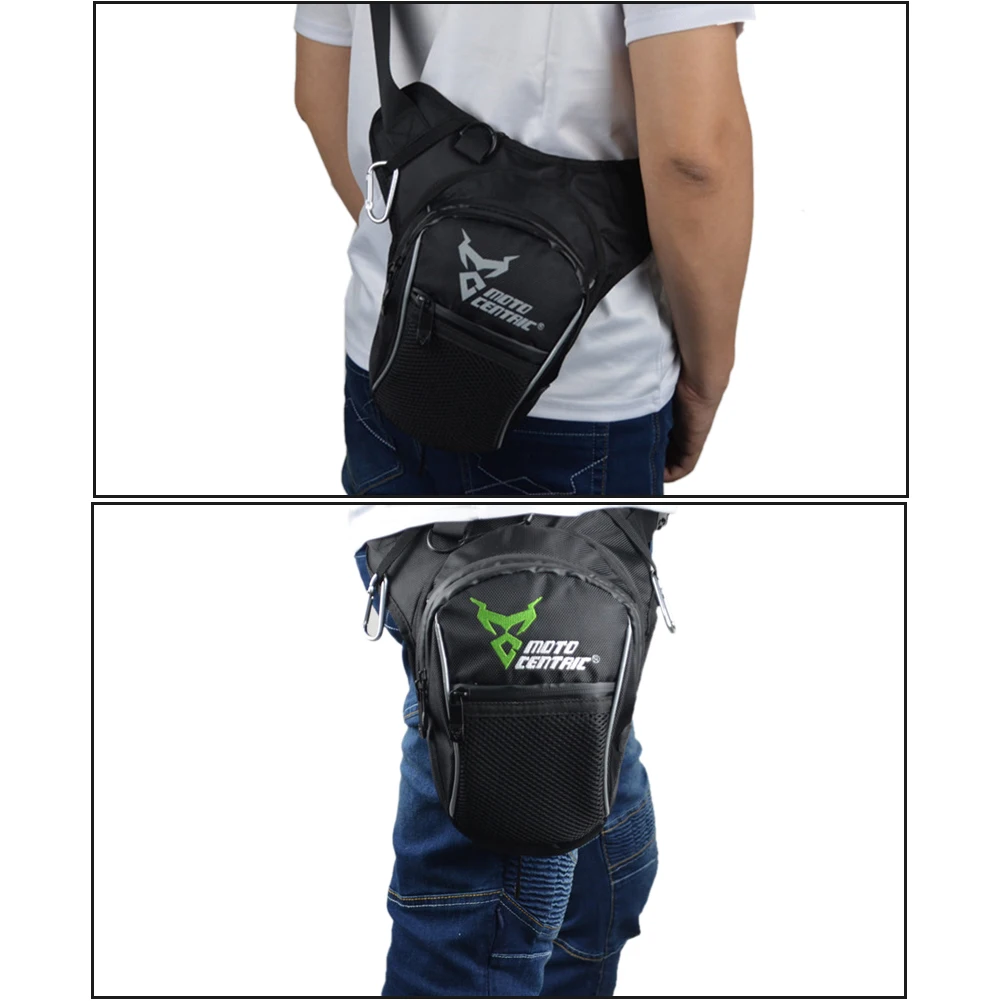 

Black Fashion Motorcycle Drop Leg Bag Waterproof Nylon Pack Motorcycle Bag Outdoor Casual Waist Bag Moto bike Bags