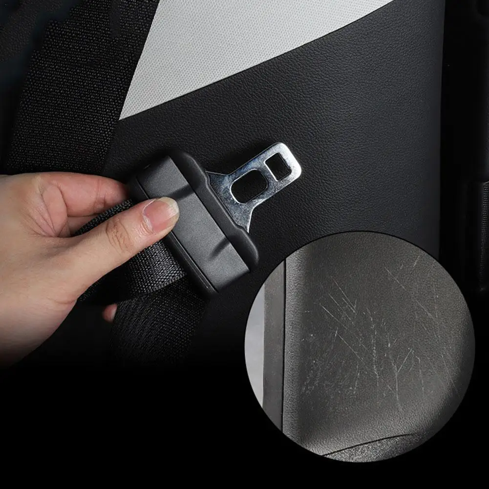 

2 шт. для ремня безопасности Tesla Model 3 B-стойка Анти--протирающая подставка для защиты от ударов задним краем Защитная Пленка Наклейки