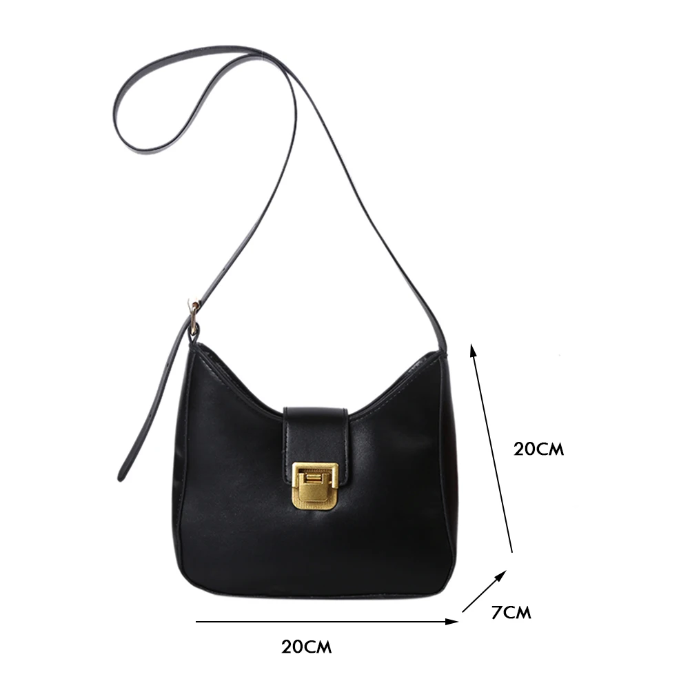 

Casual All-matchPU Leather Crossbody Bags SimpleSolid Color Summer Lady Shoulder Handbags Female Simple Totes Women 2021 Trend