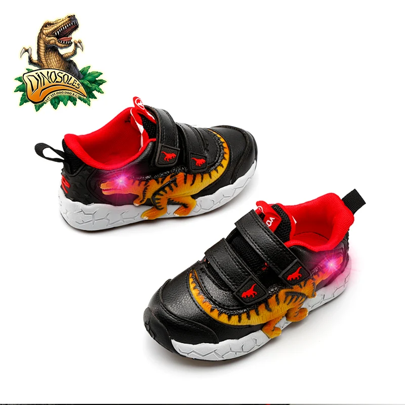 Кроссовки Детские кожаные блестящие с светильник кой 4-5 дюймов | Мать и ребенок