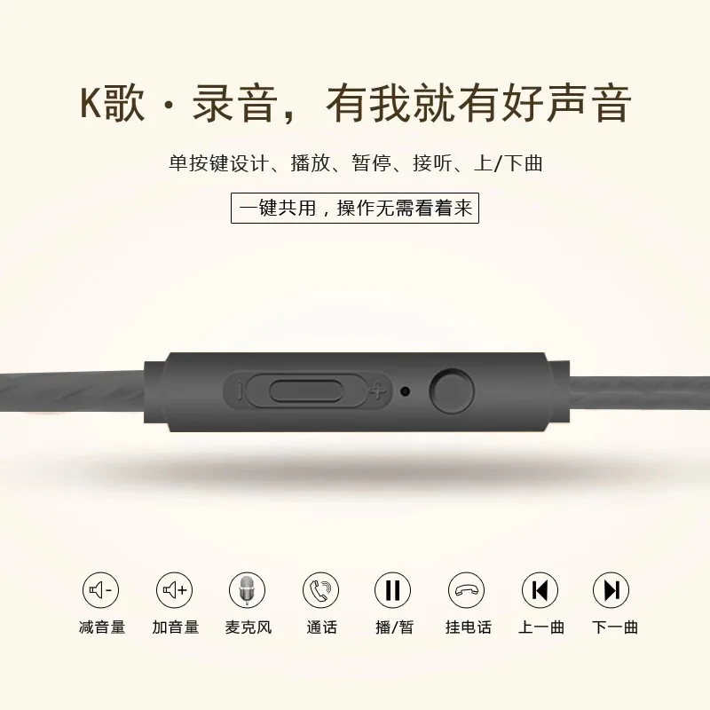 Металлическая гарнитура наушники вкладыши с басами и микрофоном регулировка