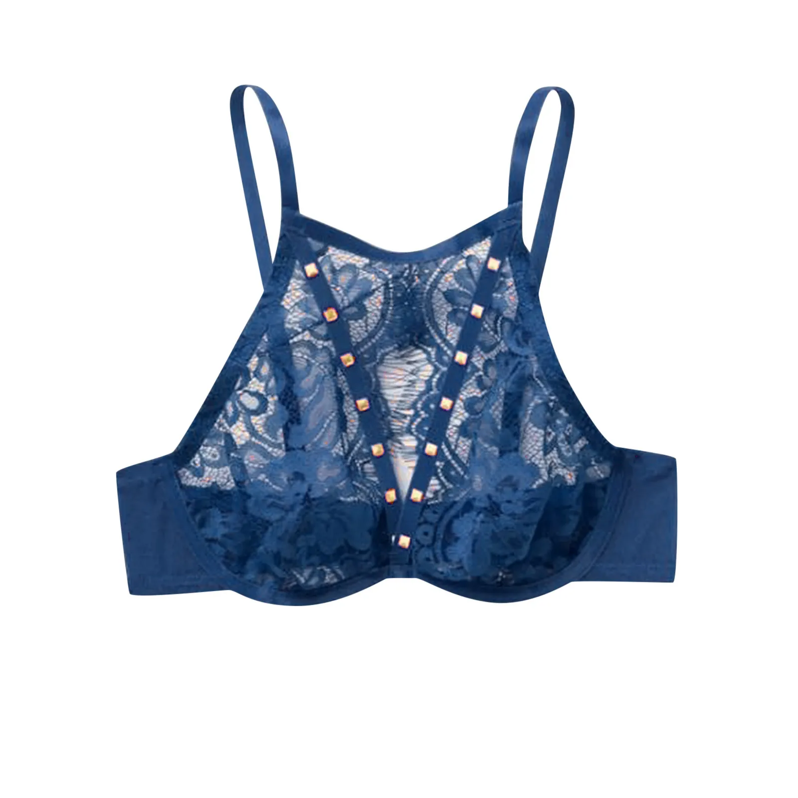 

Halter Intimates Hollow Lace Bra France Sexy Women Ultra-thin Underwear Bra Sexy Solid Color Lingerie Bra Bralette Brassiere