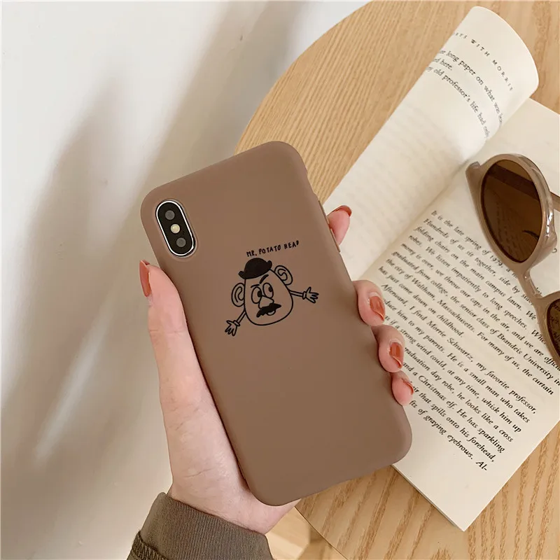 Mr Mrs Potato Head парный чехол для телефона samsung Galaxy S10 S9 S8 S7 S6 Plus Lite edge Мягкий силиконовый