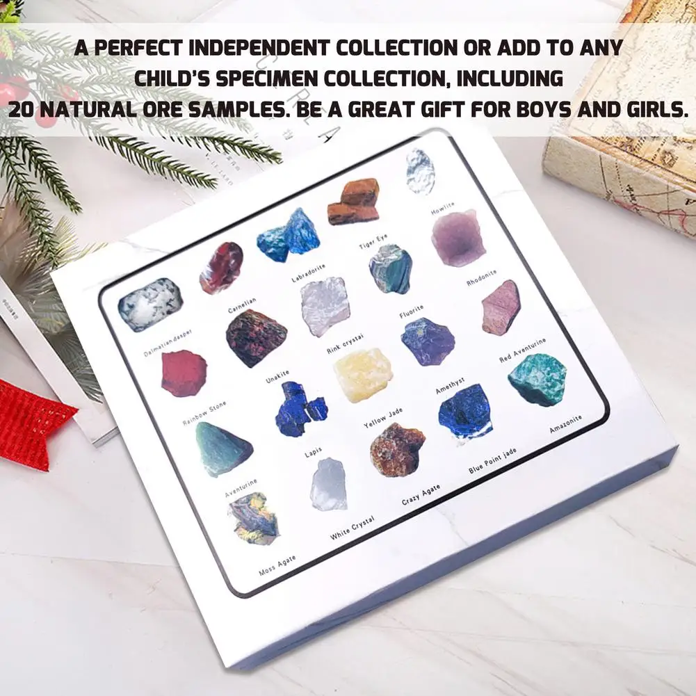 Набор для образования минералов детей набор сбора драгоценных камней и 20 в 1