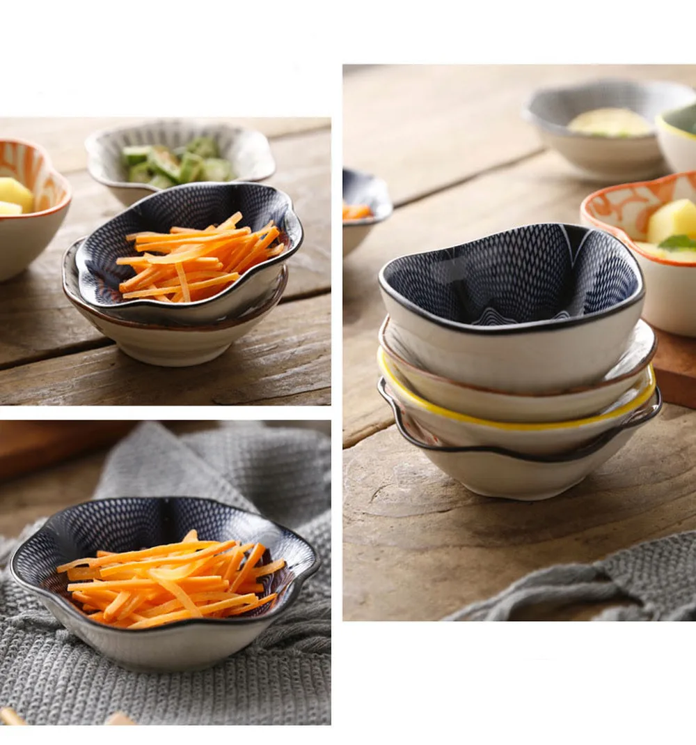 4 шт. глазурованная керамическая посуда домашние креативные соленья приправа для