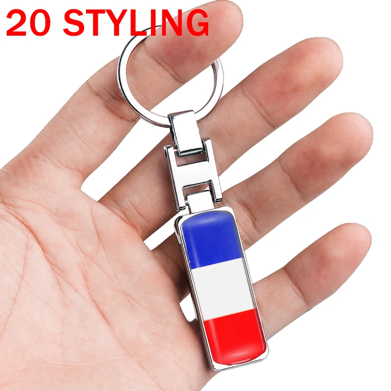 Новинка 3D эпоксидный металлический автомобильный брелок для ключей с