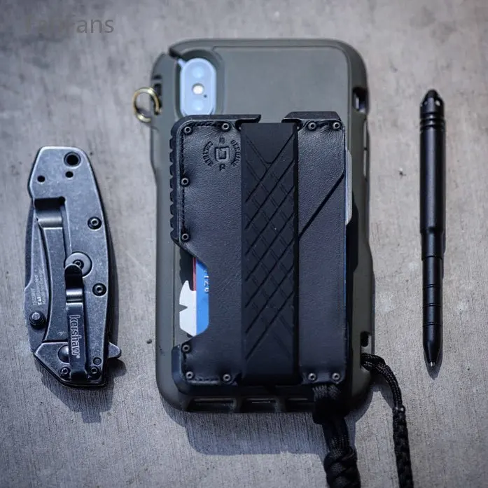 FanFans жесткий воин DANGO Металлический Зажим кошелек EDC Тактический