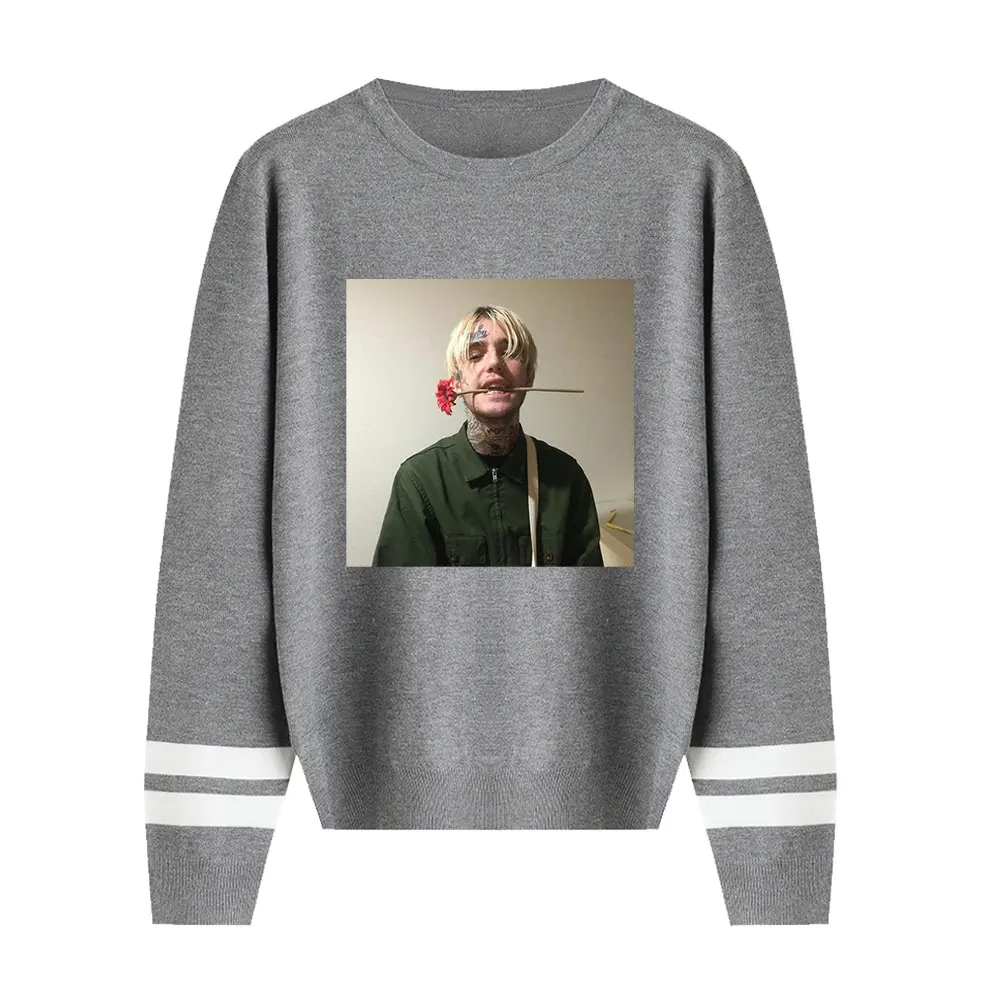 Новый свитер с изображением Лила открытым розовый Осенняя уличная одежда модный