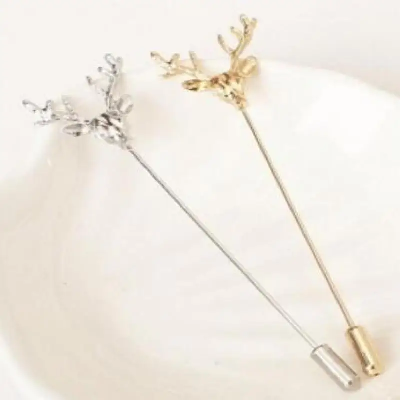 Мужская/Женская Брошь в стиле ретро Orna маленькая брошь с длинными иглами виде