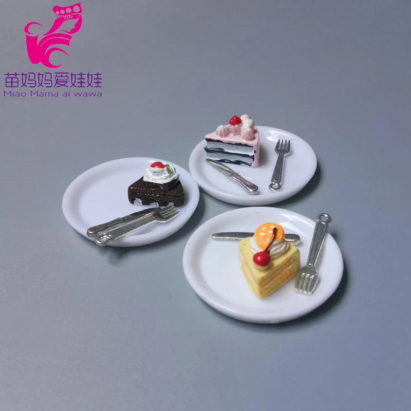 

Аксессуары для кукольного домика Миниатюрная игрушка для еды креативный мини-торт блюдо для еды кукла торт на день рождения