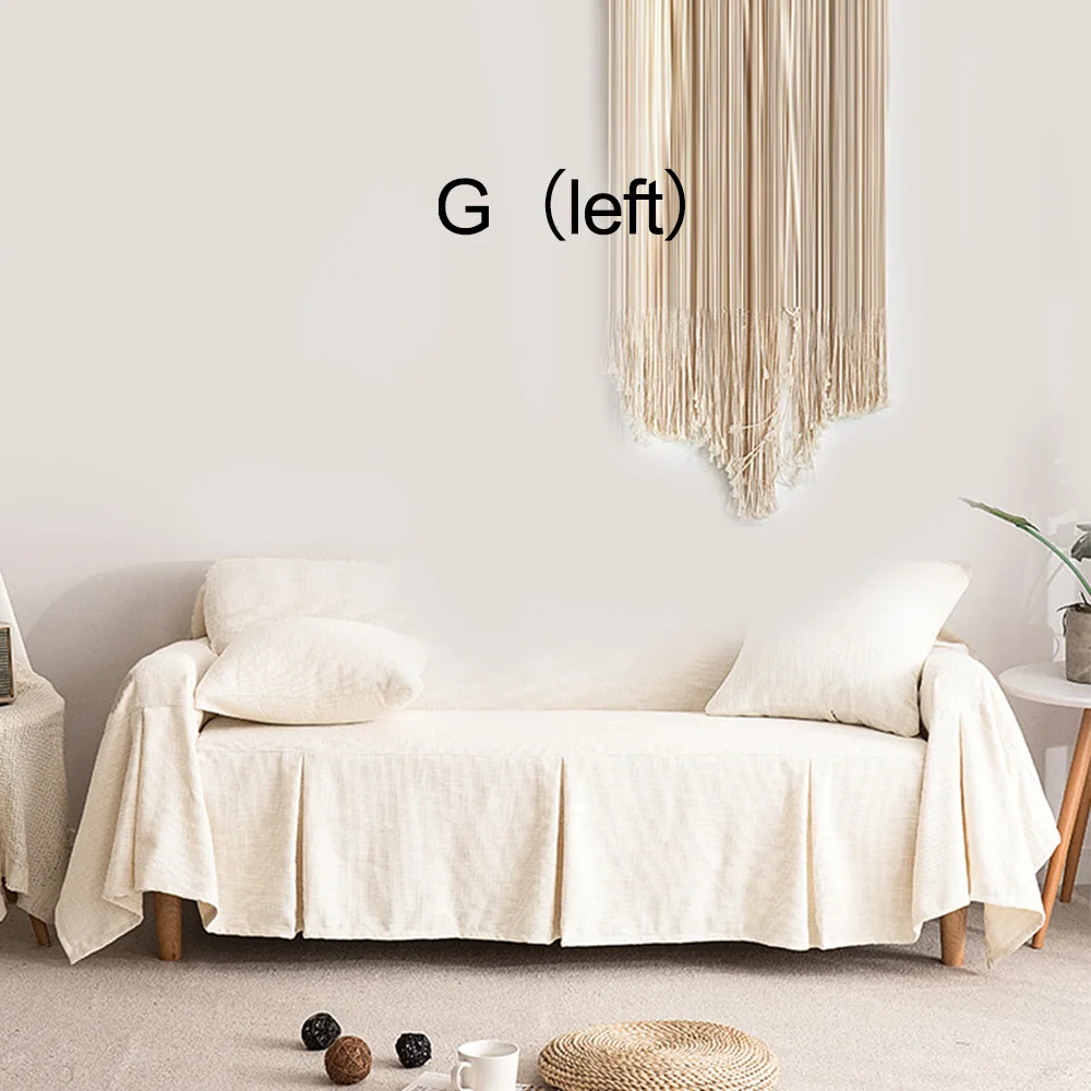 Beige 170x280cm Left 1/2/3/4-Seater для диванов одноцветное Цвет Универсальный диван Полотенца все включено пылезащитный чехол для дивана домашняя наволочка чехлов - Цвет: Beige 170x280cm Left