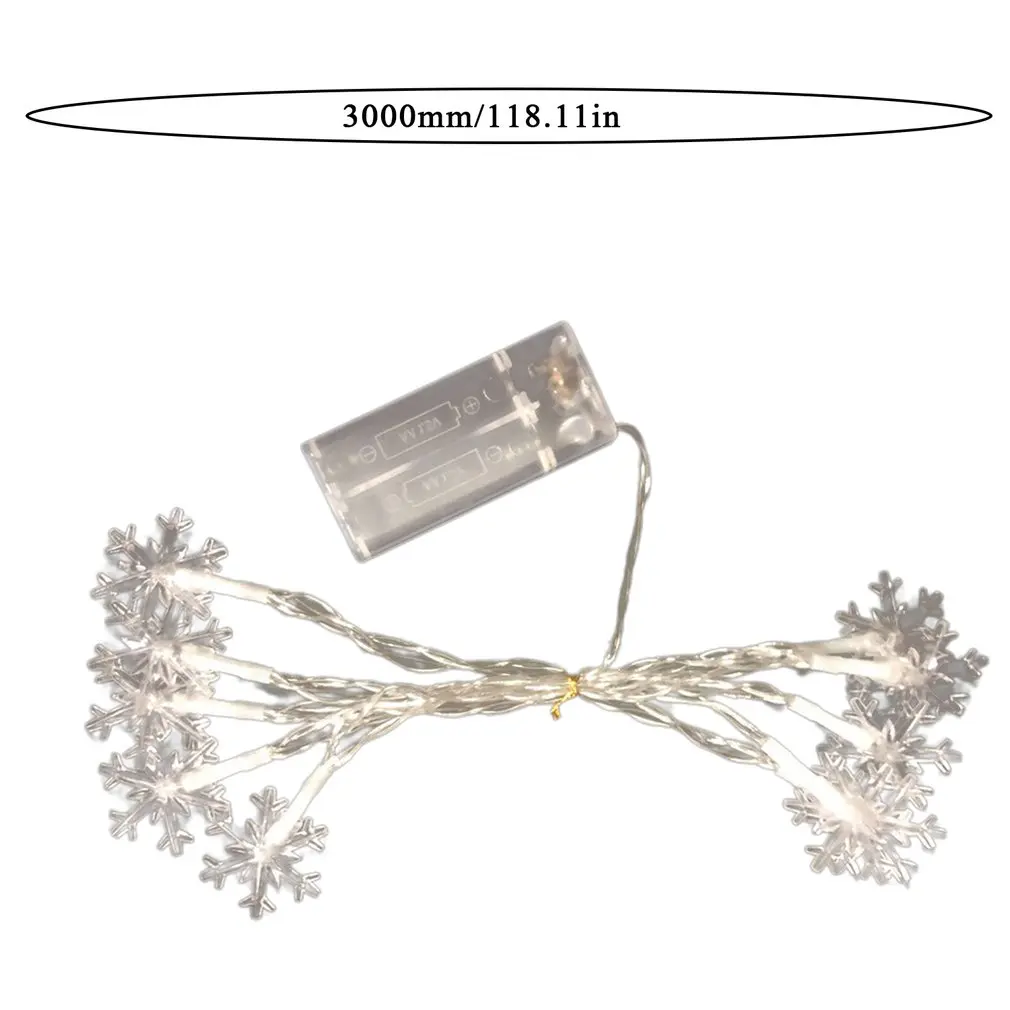 

1.5M Waterproof Led Snow Lamp New Year Christmas Decorations For Home LED Snowflake String Lights Outside Christmas Lights
