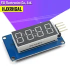 TM1637 светодиодный модуль дисплея для Arduino 7 сегментный 4 бита 0,36 дюймов часы красный анод цифровая трубка четыре последовательных платы драйвера пакет