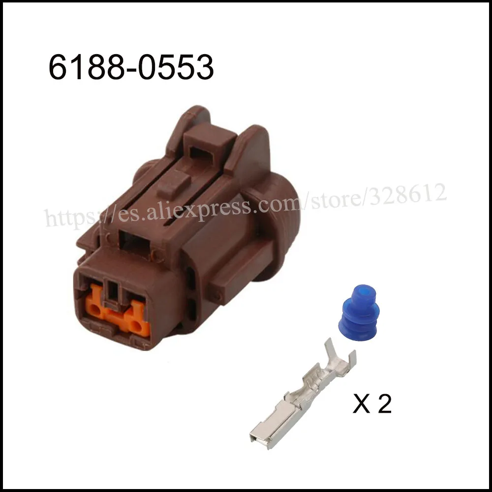 

6185-0866/6188-0553 car wire male female cable Waterproof sheath 2pin connector automotive Plug socket include terminal seal