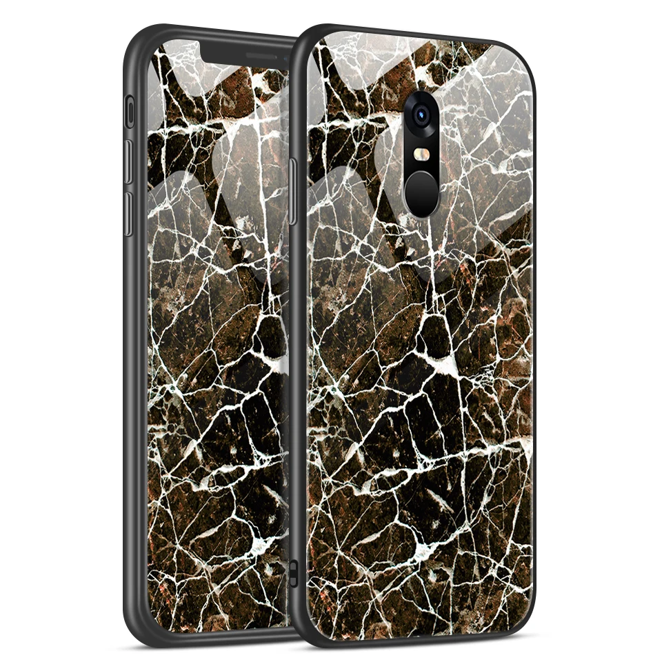 W304 Для Xiaomi Redmi Note 4/4X роскошный чехол из закаленного стекла для Remi Note 4 Pro CN Version/4 Gobal Version Fashion Soft Edge Shell - Цвет: W304