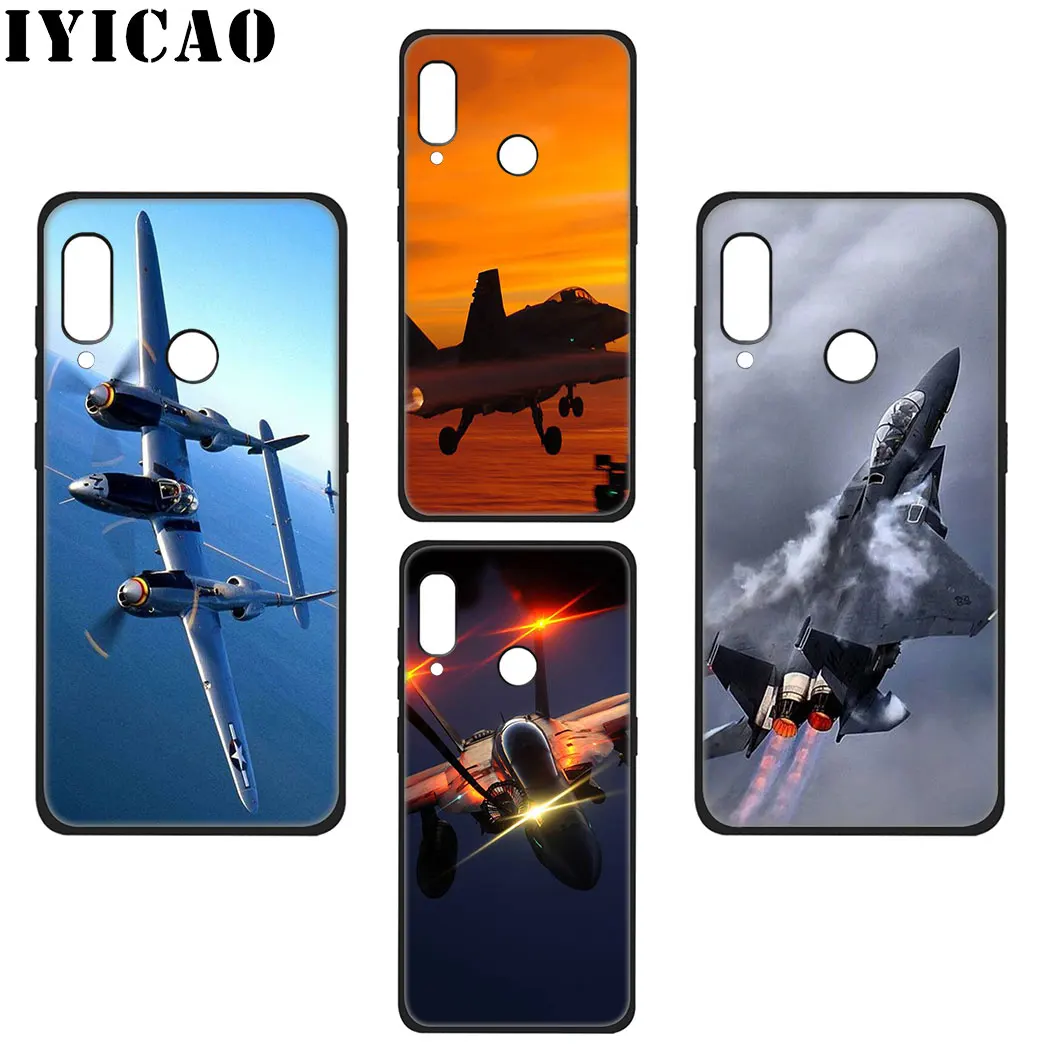 IYICAO Fighter propeller plane aircraft Soft Silicone Case for Huawei Mate 20 10 Lite Pro Nova 5i 4 3i 3 2i 2 |