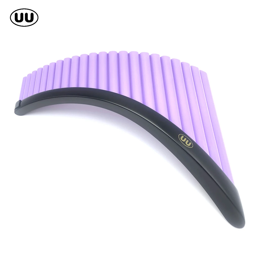 UU Pan флейта 22 трубы Panpipes G ключ настраиваемый Flauta ABS пластик румынская база Panflute Профессиональный Pan Pipe музыкальный инструмент