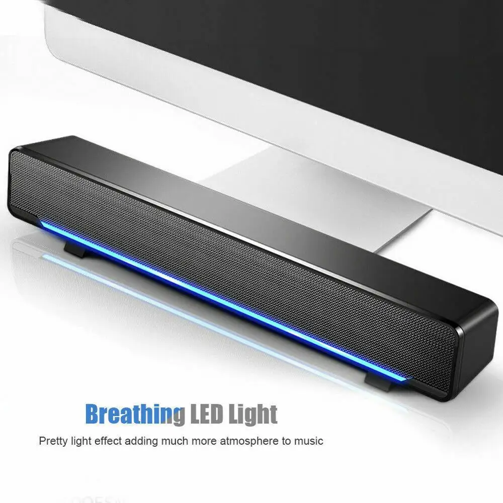 New USB Sound Bar TV Soundbar Wired and Wireless Bluetooth Home Theater Speaker Surround SoundBar | Электроника