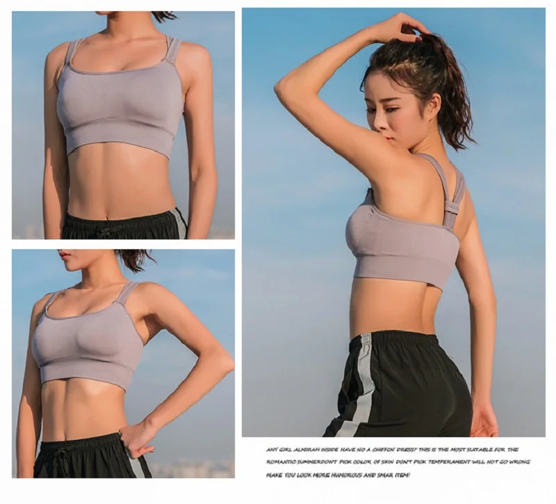 SEXYWG бесшовный спортивный бюстгальтер майка для спортзала топ бега сзади крест