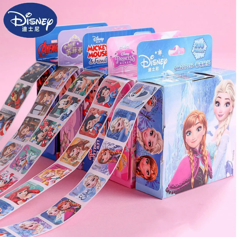 200 шт./коркор. наклейки из мультфильмов Disney Холодное сердце 2 Эльза Анна Принцесса