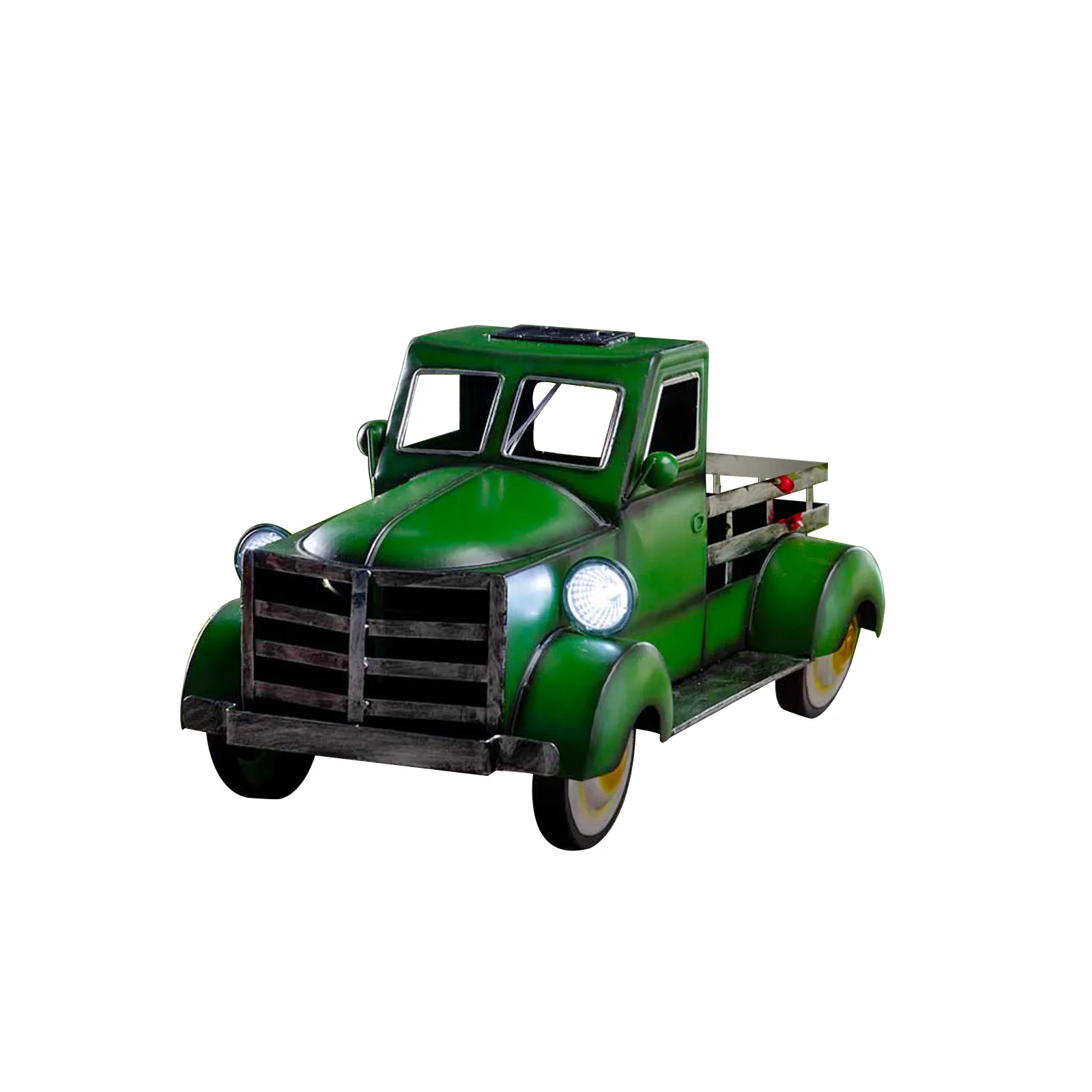 

New Creative Retro Truck Car Flowerpot Small Plant Pots Fun Desktop Truck Resin Flower Pots Retro Home Garden Decoration #LR2