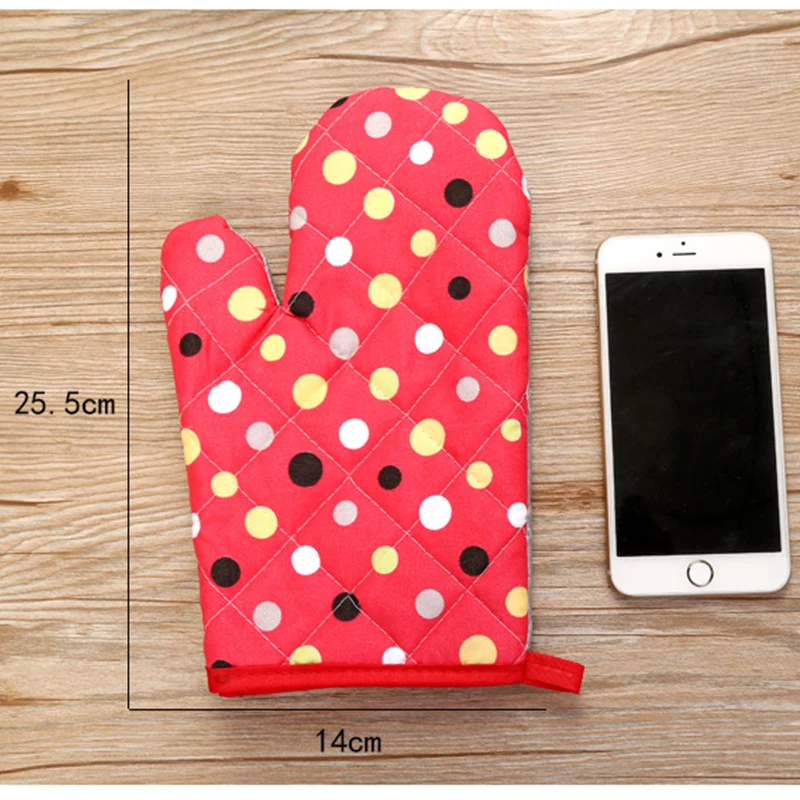 

Thicken insulated microwave oven oven gloves baking gloves creative kitchen non-slip high temperature and anti-scald gloves