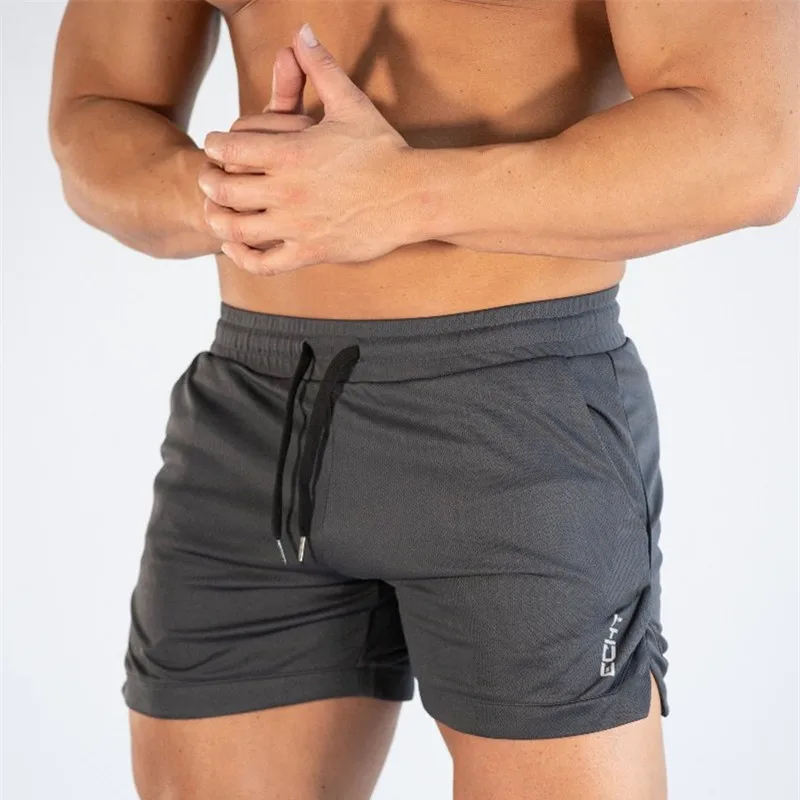 

2021 New Men Fitness sports Shorts Man Summer Gyms Workout Male Breathable Mesh Quick Dry Sportswear Jogger Running Short pants