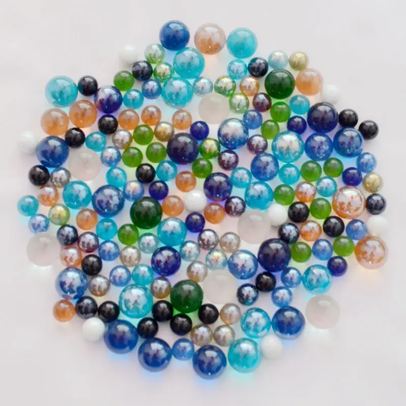 

14 Glass Ball Console Game Pinball Machine Cattle Small Marbles Cream Toys Parent- Child Mm Beads Pat Bouncing Ball Sports 950