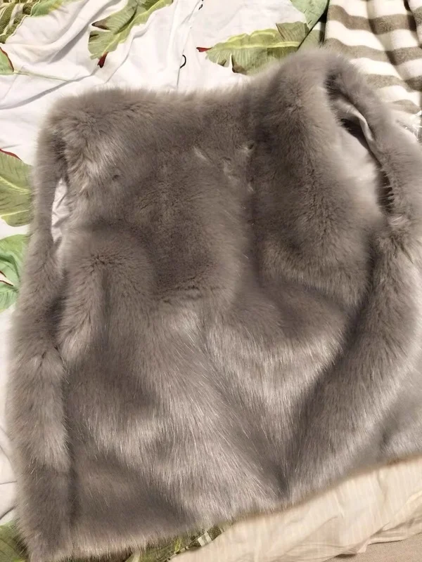 MUMUZI Новое модное пальто из искусственного меха зимнее пальто женское приталенное пальто меховой жилет женская меховая куртка меховой жилет для женщин красный синий