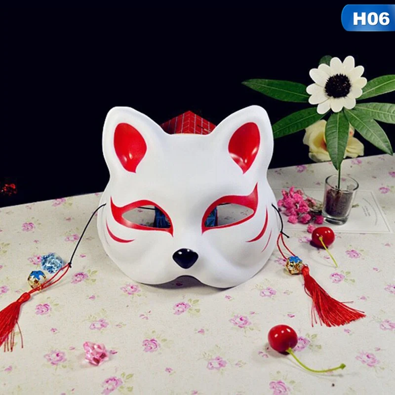 Косплей Аниме светильник светлячков лес Нацумэ лиса маска Хэллоуин кошка