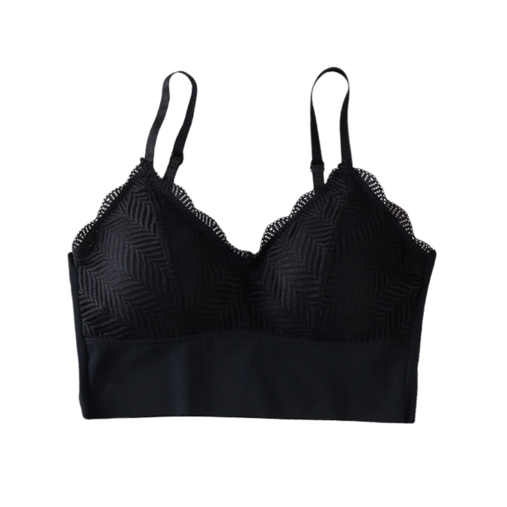 

Women Bra Sweet Sexy Lace Underwear Set Backless Bralette Sling Lace Vest Lingerie Brassiere Panties Soft Tops Underwear