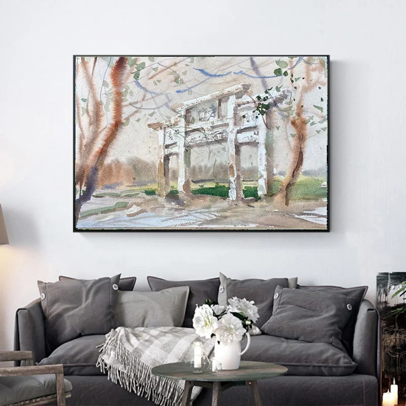 

One Painting A Day Chen Chunen's Original Watercolor Landscape Paintings