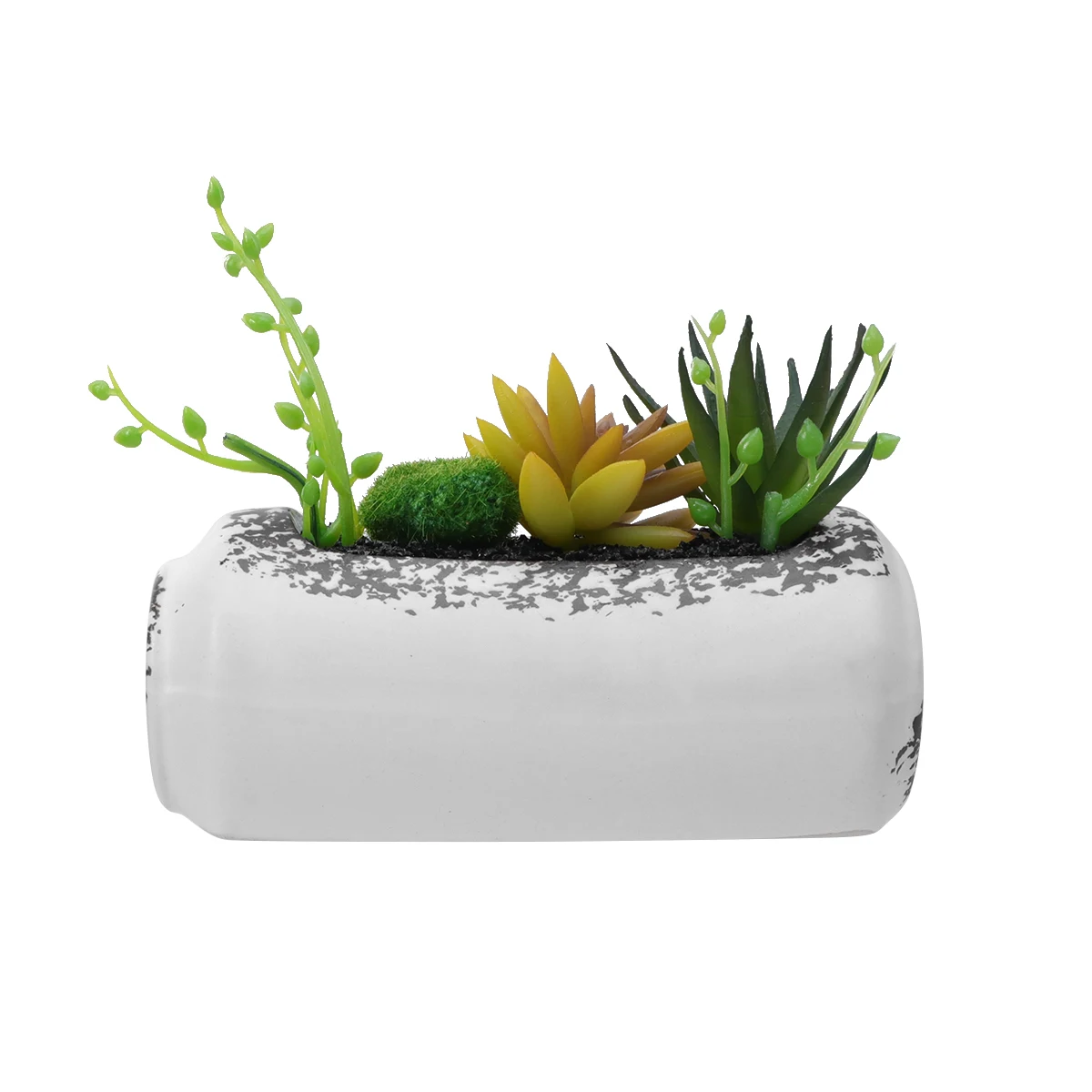 Искусственные суккуленты бонсай пластиковые цветочные горшки искусственный