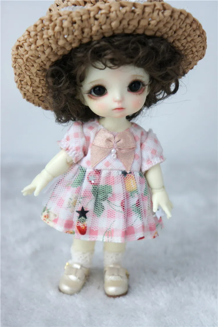 JD522 1/8 1/6 милый курчавый BJD синтетический парик для куклы мохеровый костюм Размер