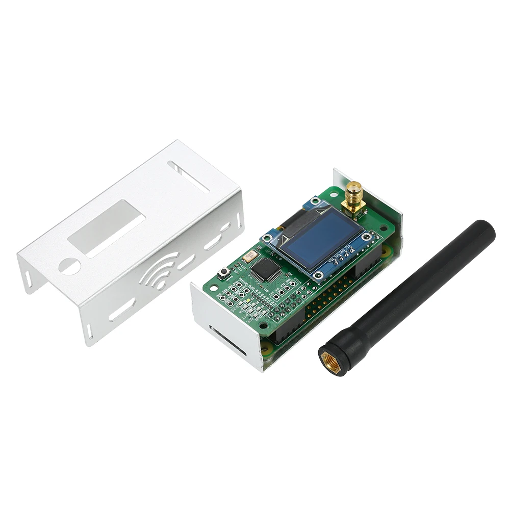 Mini MMDVM Hotspot Expansion Board 433Mhz Antenna Spot Radio Station Wifi Digital Voice Modem with Case for DMR YSF Raspberry Pi |