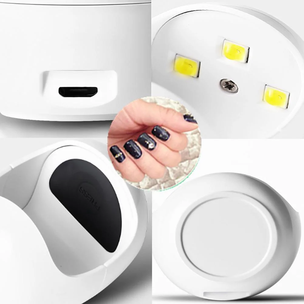 Сушилка для ногтей маленький в форме яйца USB УФ машина быстрая сушка гель