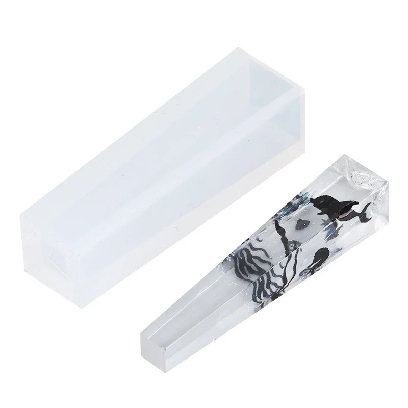 3 шт. прозрачные силиконовые подвески для ювелирных изделий в виде цилиндра | Дом