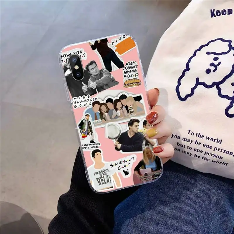 

friends TV show funny Phone Case For iphone 12 11 pro Max Mini 7 8 plus X XR XS Samsung J6 4 5 7 8 2018 2019