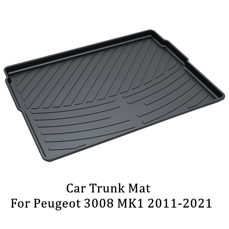 

Car Cargo Mat For Peugeot 3008 MK1 2008-2021 All Weather Custom Fit Cargo Liner Rear Trunk Liner Non-Slip TPO Odourless